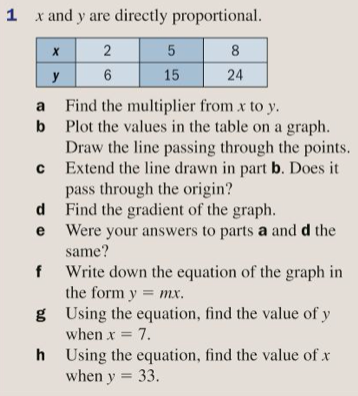 Direct Proportion Y9 Simple KS3. y9. Direct Proportion β Maths with David