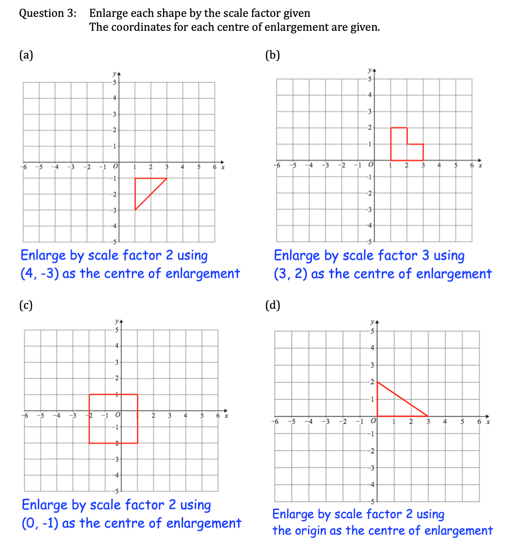 Y9. Shape & Space. Enlargements – Maths with David