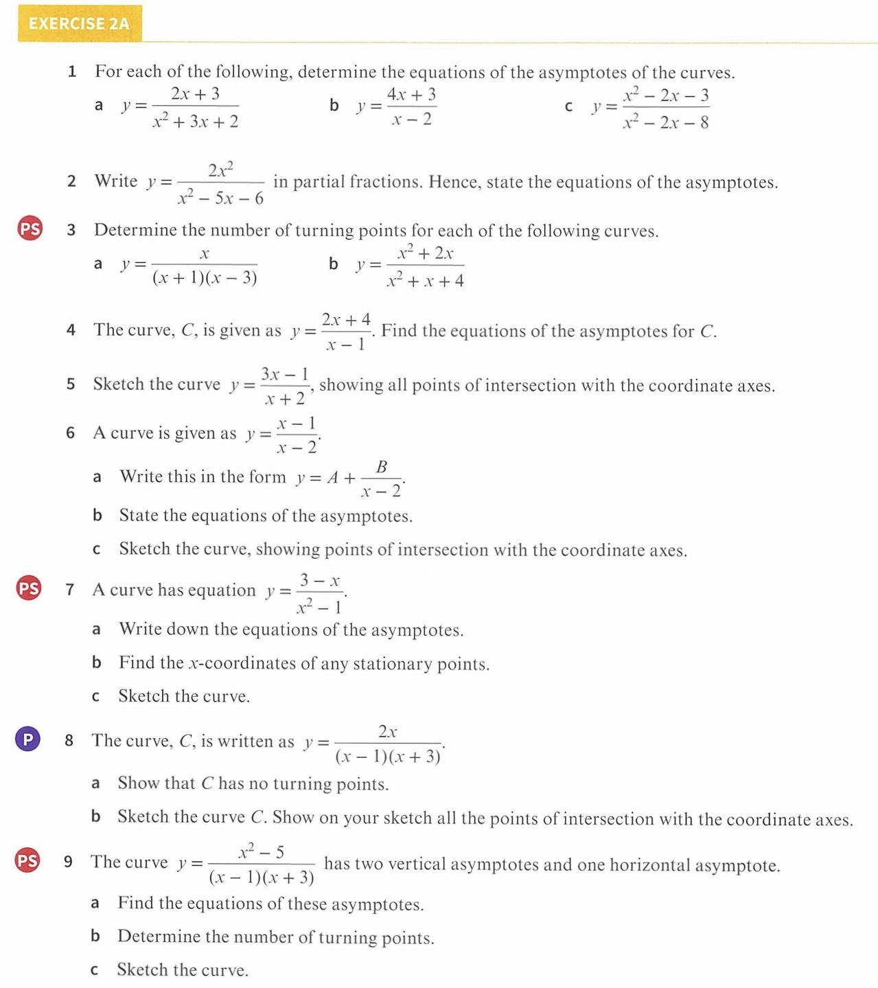 9231. Further Pure 1. Rational Functions – Maths with David