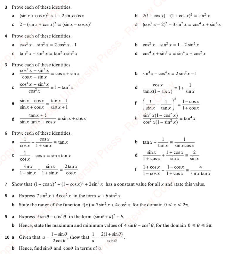 9709. Pure 1. Trigonometry – Maths with David