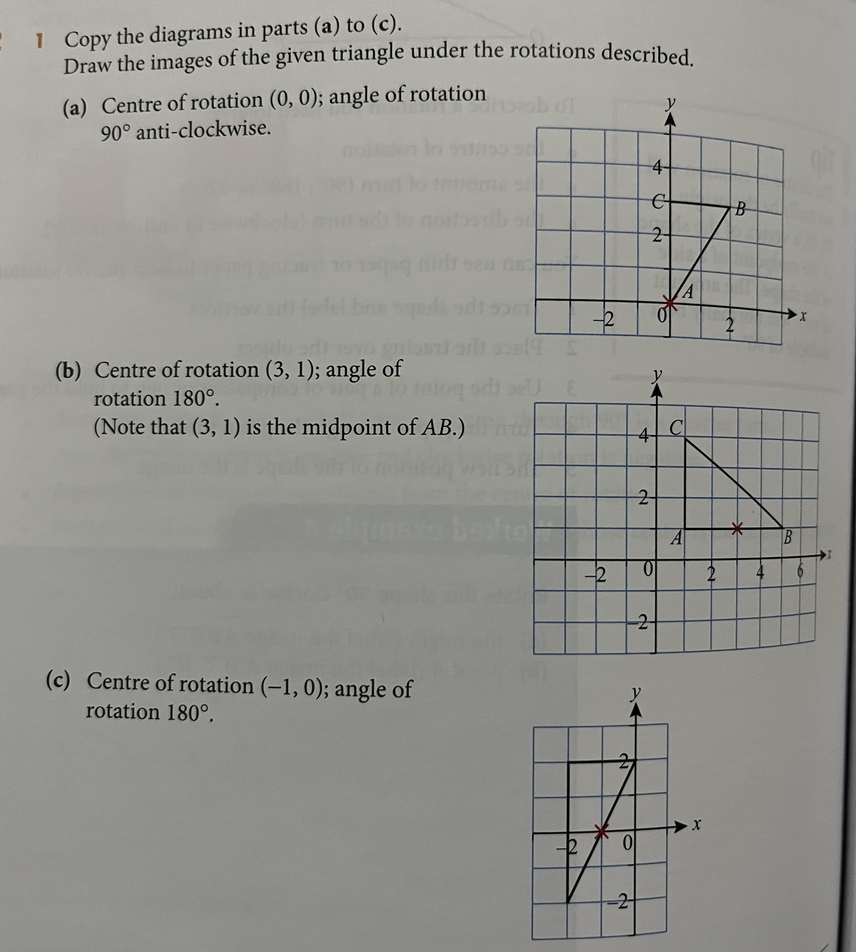Maths Rotation Angle Question 0580. KS4. More Rotations β Maths with David