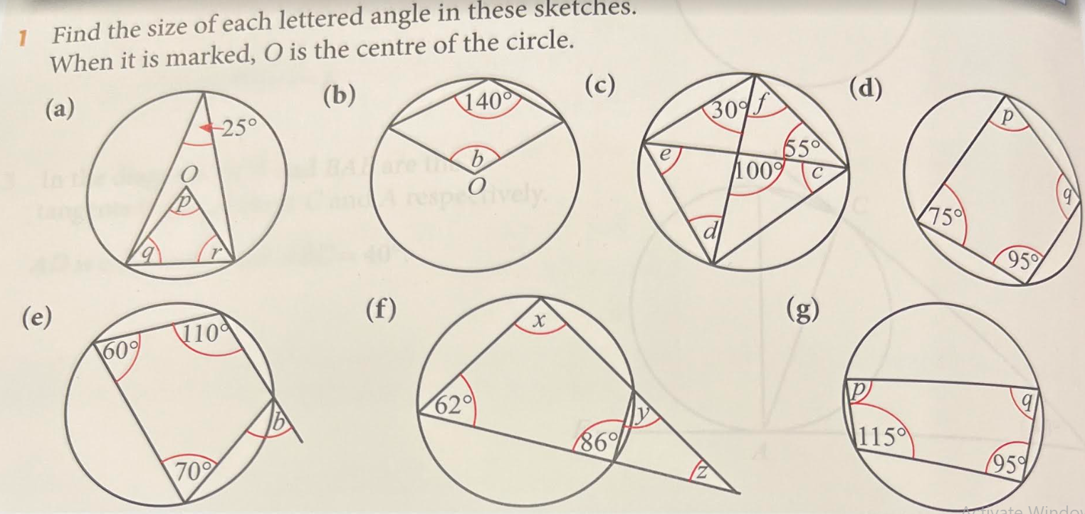 0580. KS4. Further Circle Theory – Maths with David