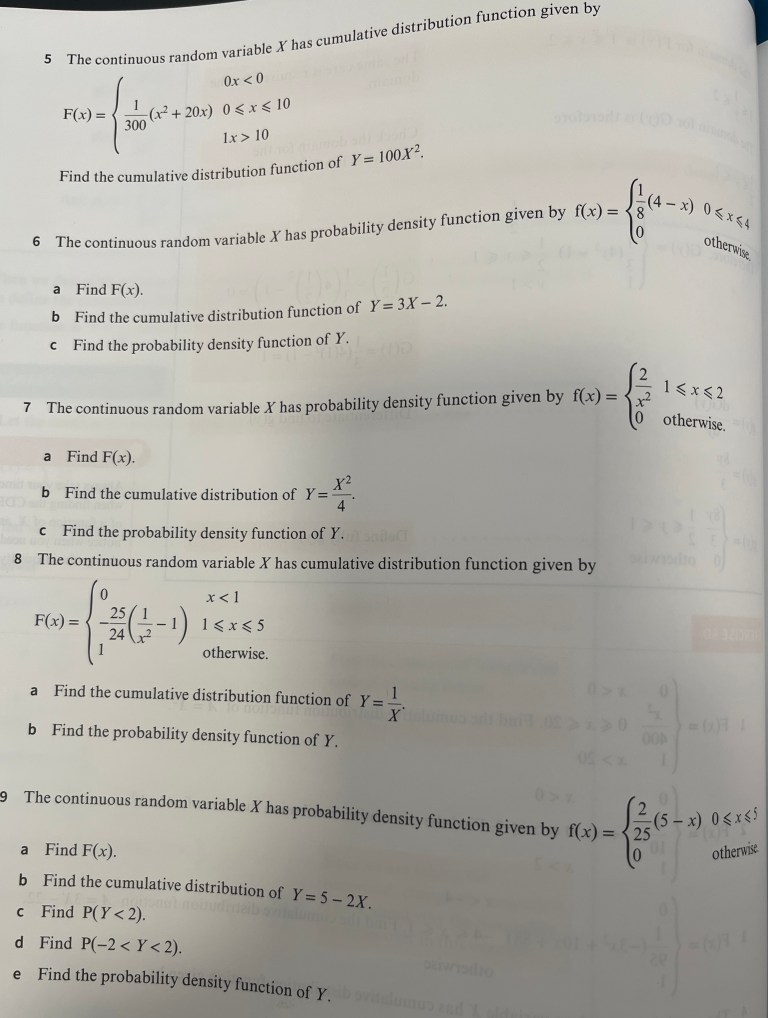 Continuous Random Variables Questions 9231. Statistics. Continuous Random Variables – Maths with David