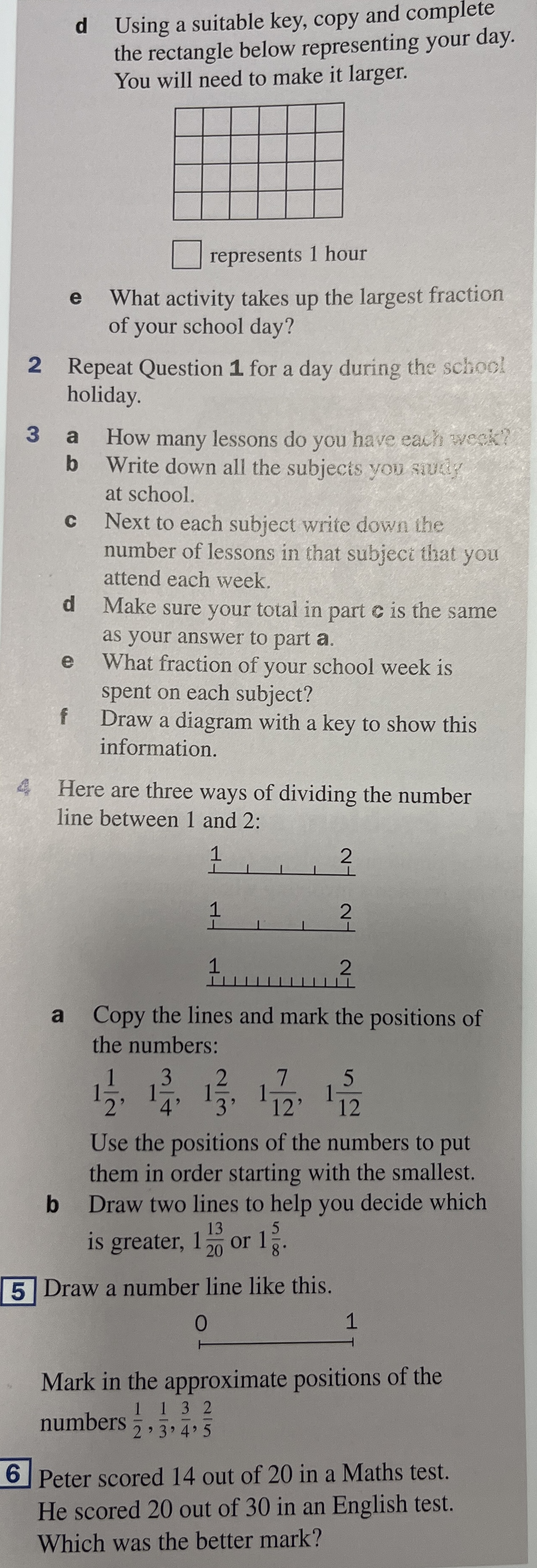 Year 7. Fractions Problem Solving – Maths with David