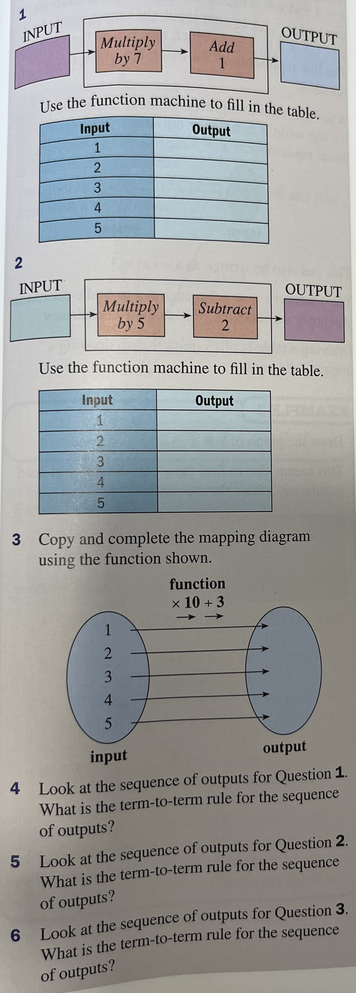 Year 7. Function Machines – Maths with David