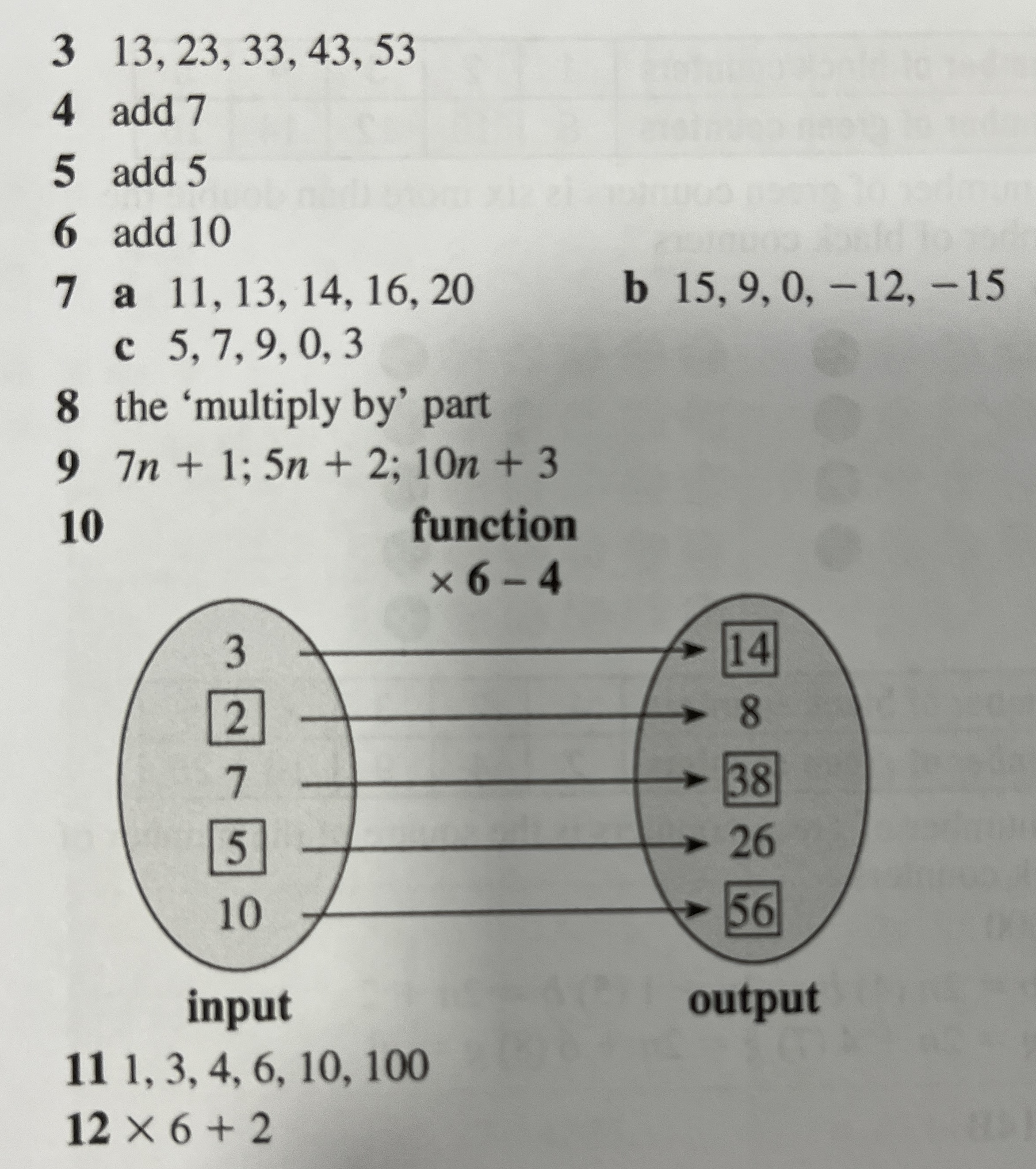 Year 7. Function Machines – Maths with David