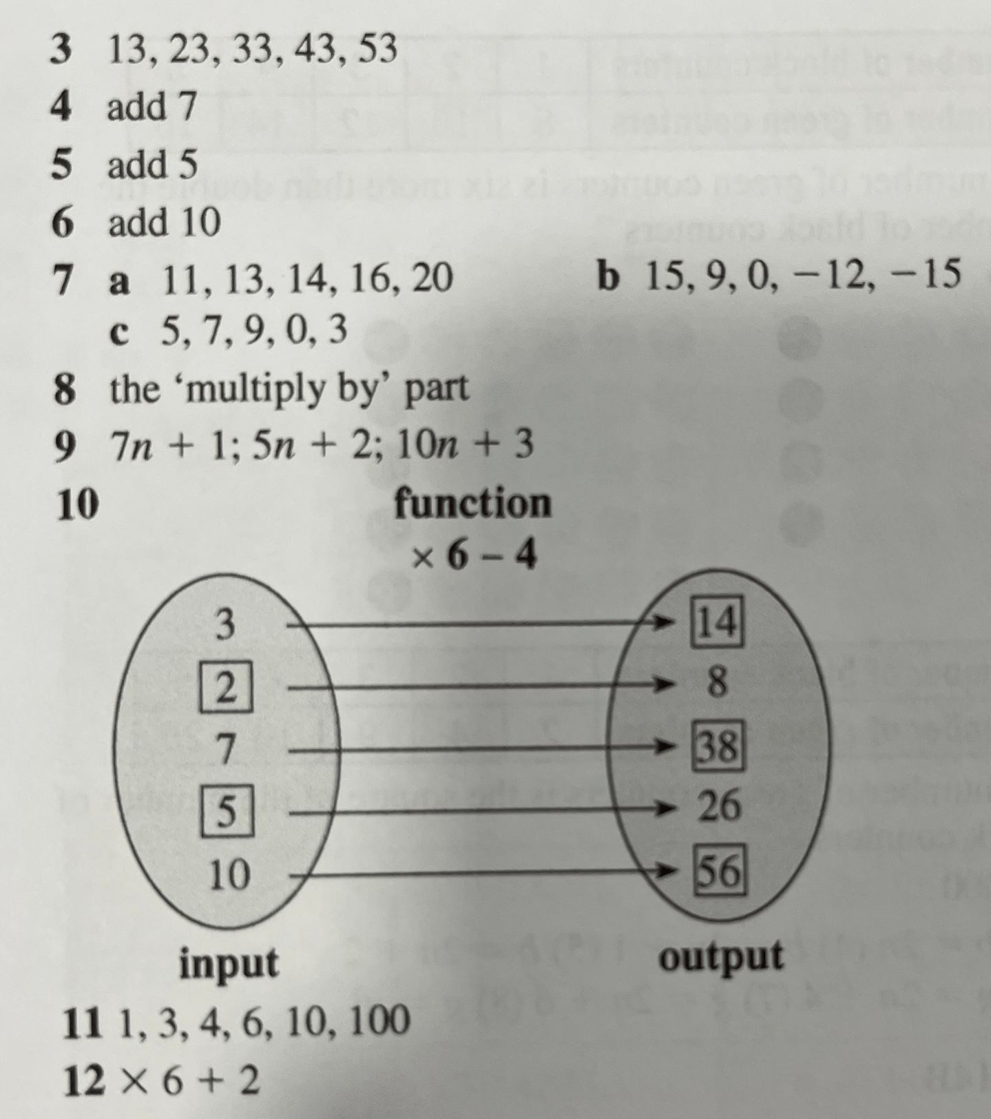 Year 7. Function Machines – Maths with David