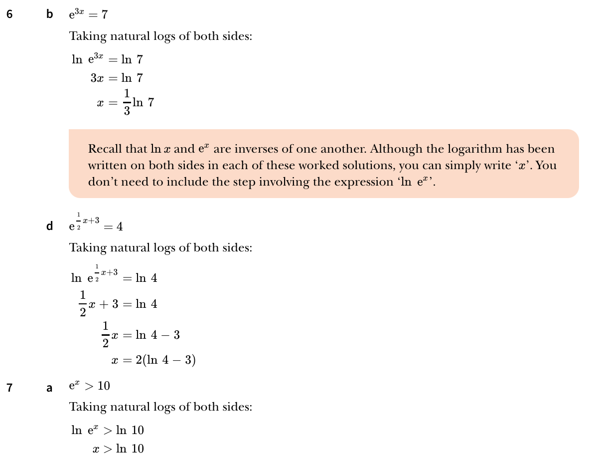 9709. P3. Logarithms. Exercise 7 Worked Solutions – Maths with David