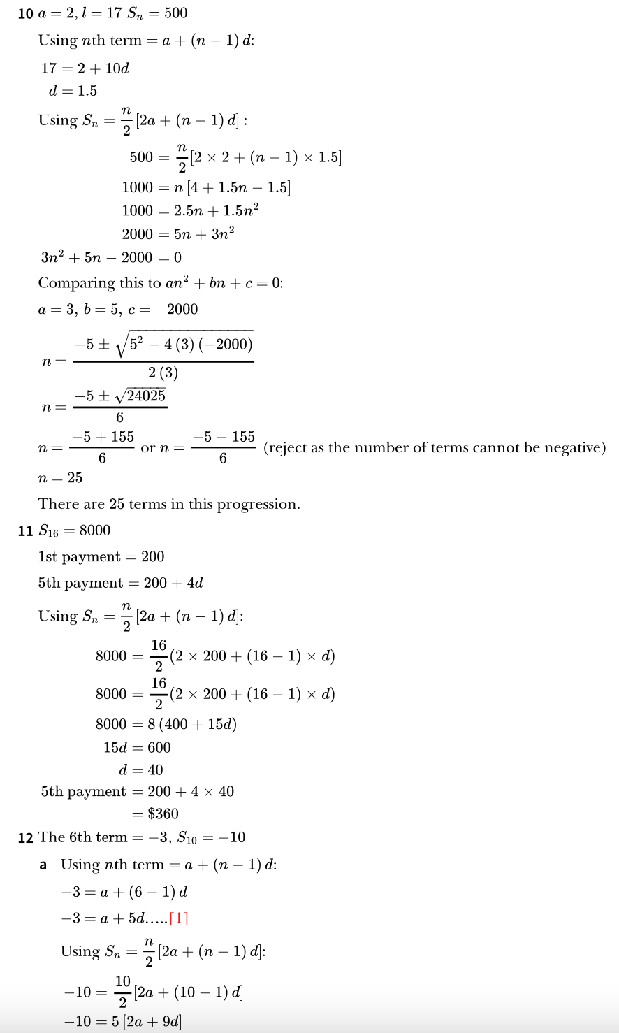 P1 Math Problem Sums Questions 9709. P1. Series. Exercise 3 Worked Solutions – Maths with David