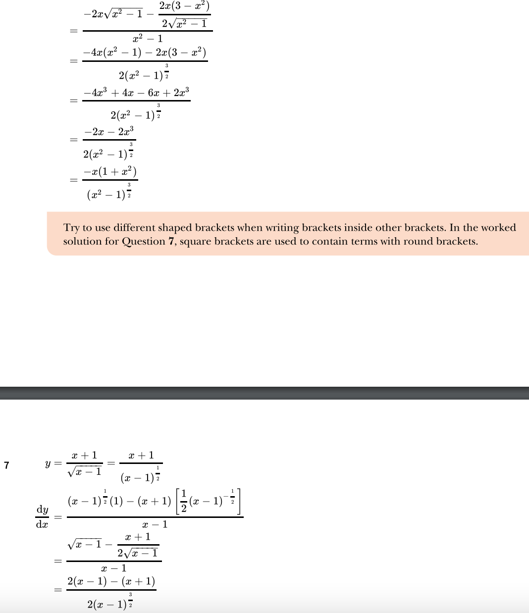 9709 P3 Differentiation Exercise 2 Worked Solutions Maths With David