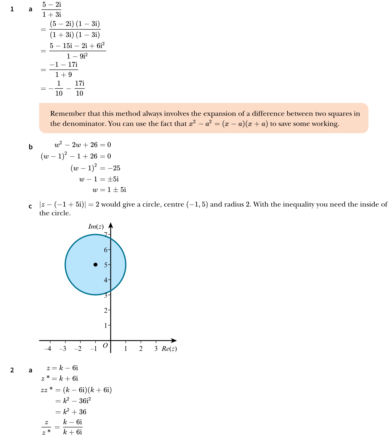 9709. P3. Complex Numbers. Exercise 5 & Mixed Exercise Worked Solutions ...