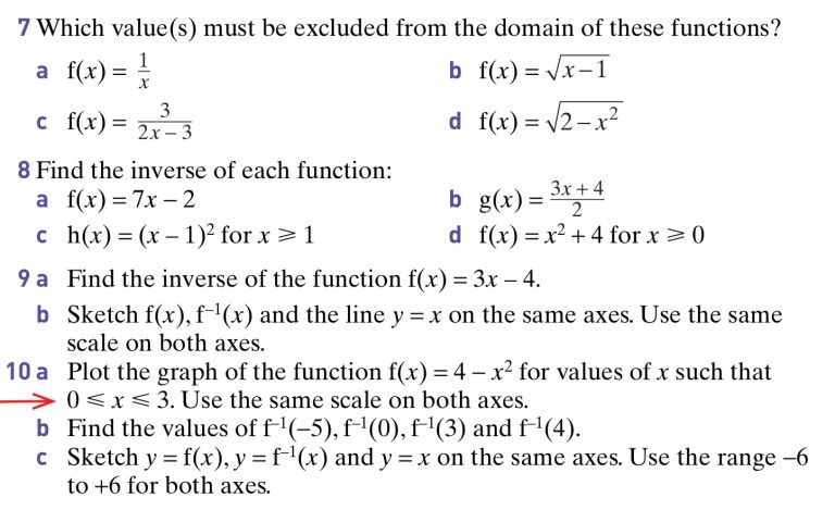 0606. Functions – Maths with David